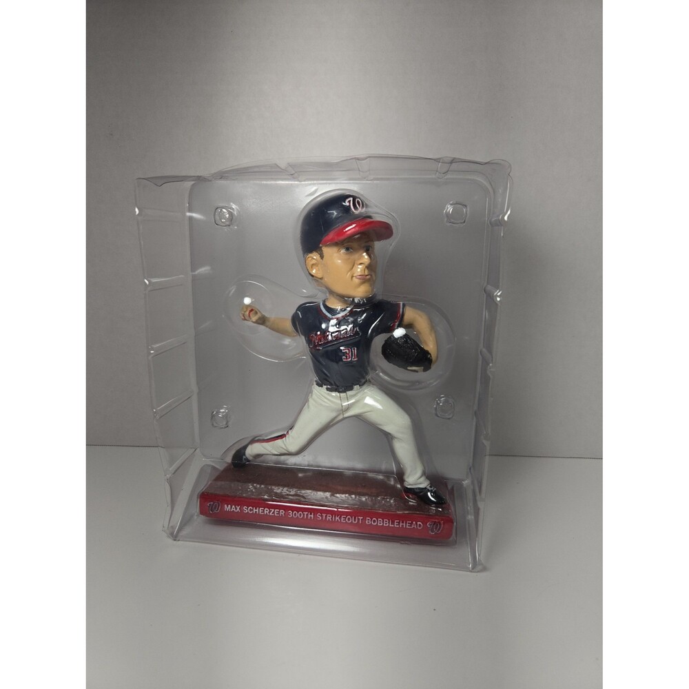 Matt Scherzer 300 strikeout bobblehead